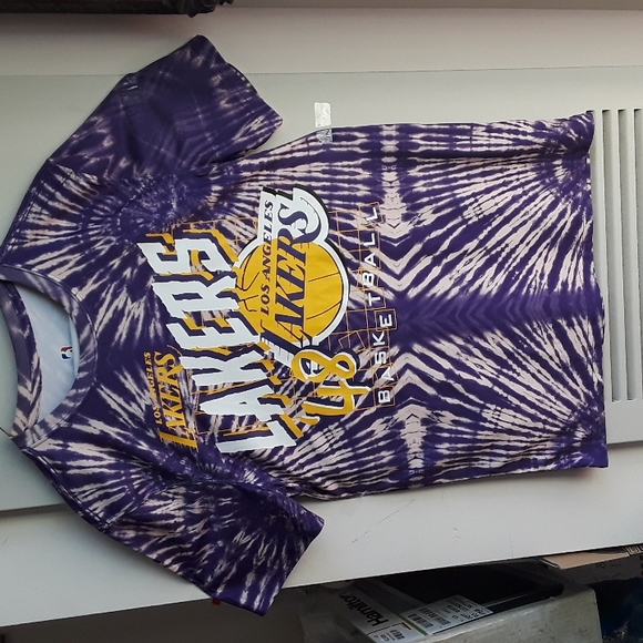 NBA LOS ANGELES LAKERS '48 Tie-dye purple & yellow SM - Picture 2 of 16